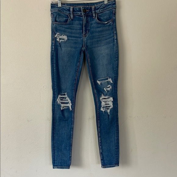 American Eagle Outfitters Denim - AE Distressed Blue Jeans